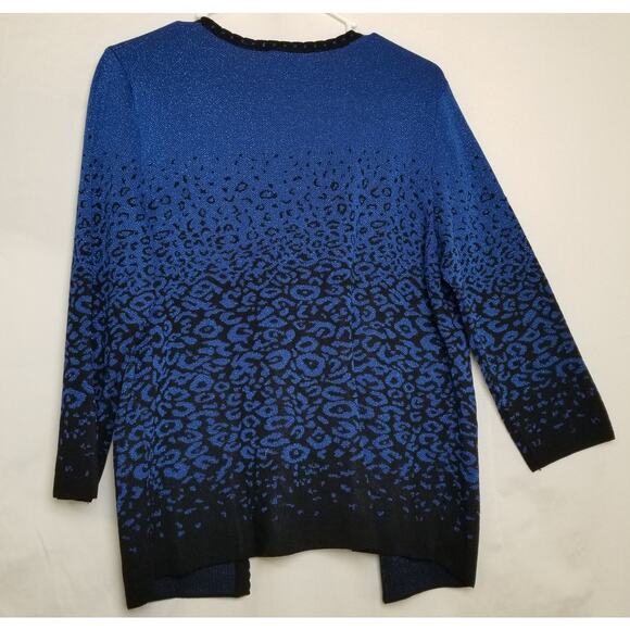 Alfred Dunner Classic Layered Sweater Pullover Metallic / Gems Size PL- NWOT's - Picture 4 of 10